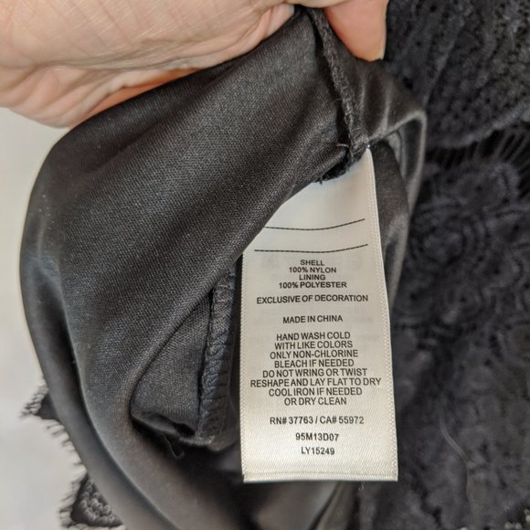 Laundry by Shelli Segal Black Lace Shift Dress - 4 - Picture 9 of 9